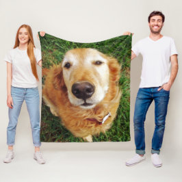 Golden Retriever Fleecefilt