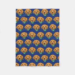 Golden Retriever Fleecefilt