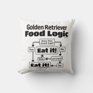 Golden Retriever Food Logic Kudde
