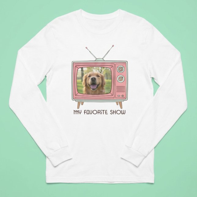 Golden Retriever Foto T-Shirt – Mitt Favoritprogra (Skapare uppladdad)