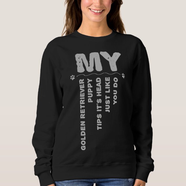 Golden Retriever Funny T Shirt (Framsida)