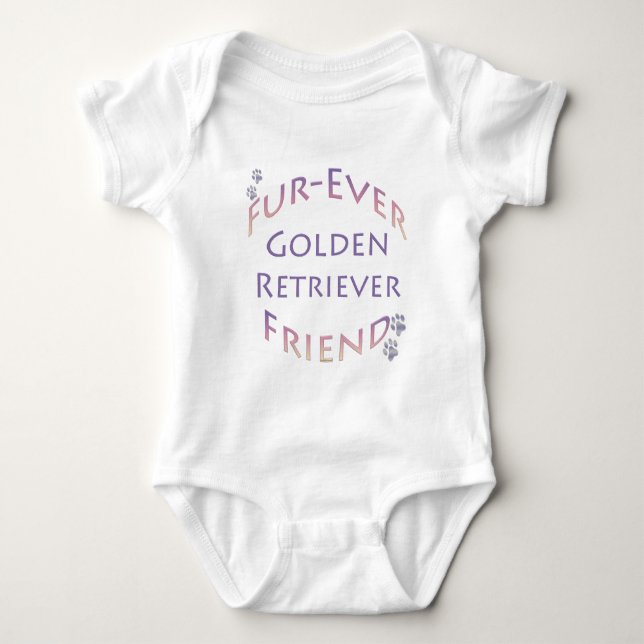 Golden Retriever Furever Tee Shirt (Framsida)