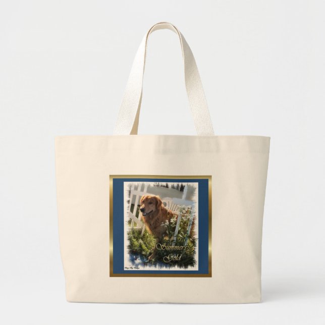 Golden Retriever-gåvor Jumbo Tygkasse (Framsidan)