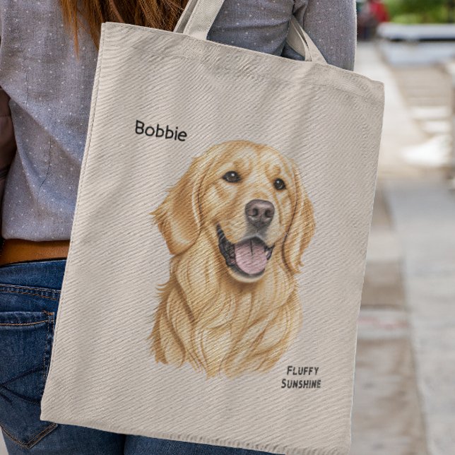 Golden Retriever Gift for Golden Fläkt Tygkasse (Skapare uppladdad)