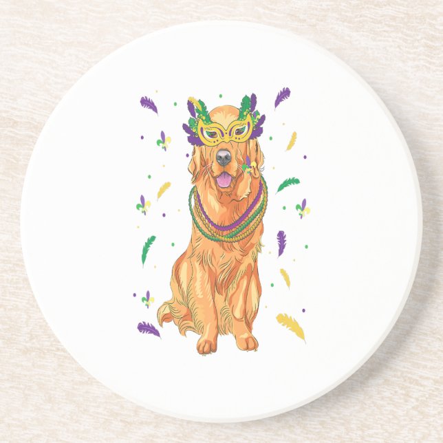 Golden Retriever Gift Underlägg (Framsidan)