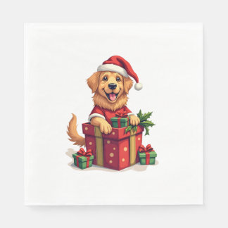 Golden Retriever Gift Wrap Pappersservett