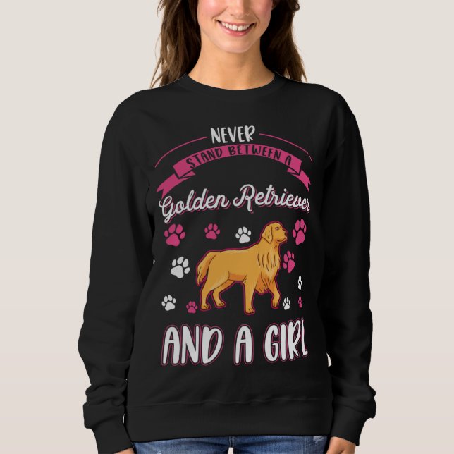 Golden Retriever Girl  2 T Shirt (Framsida)