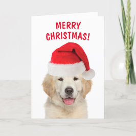 Golden Retriever God jul Helgkort