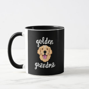 Golden Retriever Grandma Hund Puppy Älskare Mugg