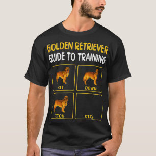 Golden Retriever Guide to Training Hund Obedience T Shirt