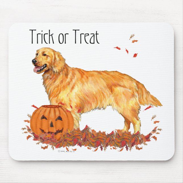Golden Retriever Halloween Musmatta (Framsidan)