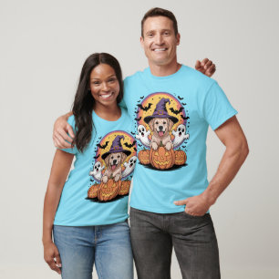 Golden Retriever Halloween T Shirt