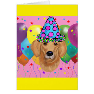 Golden Retriever Hälsningskort