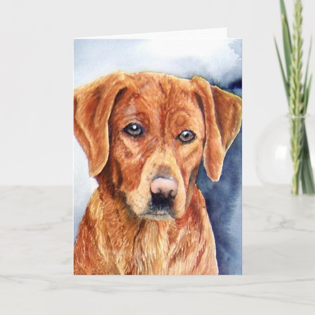 Golden Retriever-hälsningskort Kort (Framsida)