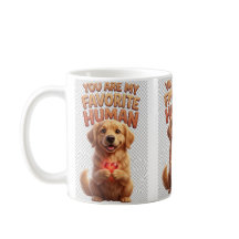 Golden Retriever Heart Premium Mugg