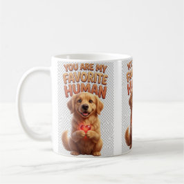 Golden Retriever Heart Premium Mugg
