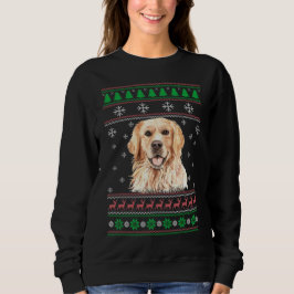 Golden Retriever Hund älskare Ugly jul Sweater T Shirt