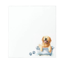 Golden Retriever Hund Anteckningsblock