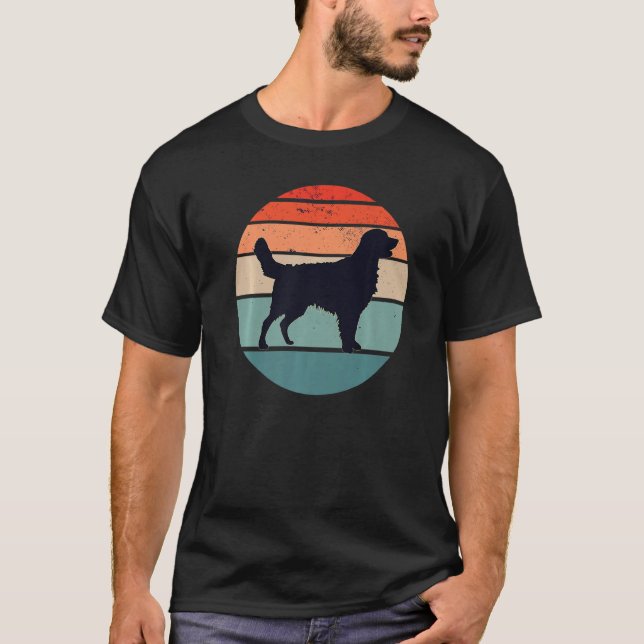 Golden Retriever Hund aveln 73 T Shirt (Framsida)