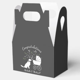 Golden Retriever Hund Baby Shower Gender Neutral Presentaskar