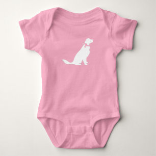 Golden Retriever Hund Baby Shower Rosa T Shirt