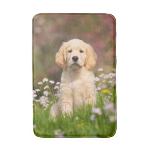Golden Retriever Hund Cute Goldie Puppy - Badrumsmatta