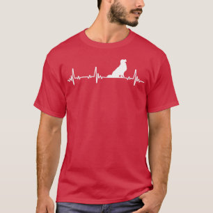 Golden Retriever Hund Heartslag Hundar Älskare Man T Shirt