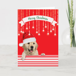 Golden Retriever-Hund Helgkort