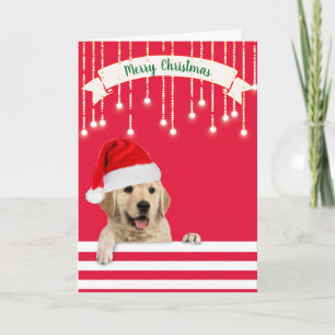 Golden Retriever-Hund Helgkort
