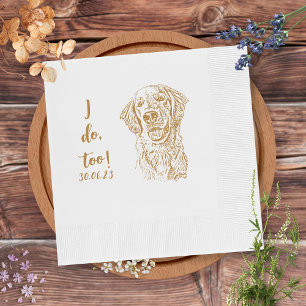 Golden Retriever Hund I gör för Anpassningsbar Coc Pappersservett