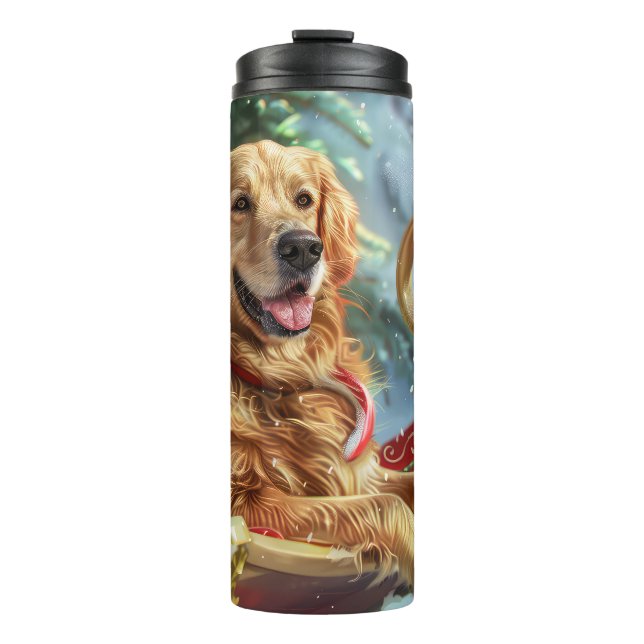 Golden Retriever Hund Jul Festive (Framsida)