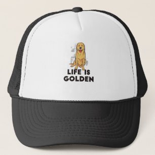 Golden Retriever Hund - Livet är gyllene Keps