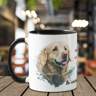 Golden Retriever Hund Loyal Friend Mugg