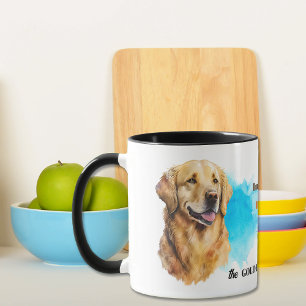 Golden Retriever Hund Loyal Friend Mugg