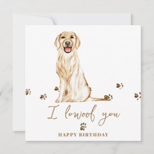 Golden Retriever Hund Mamma Valp Husdjur Födelseda Kort