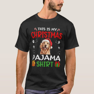 Golden Retriever Hund Nattlinne Pyjamas Detta är m T Shirt