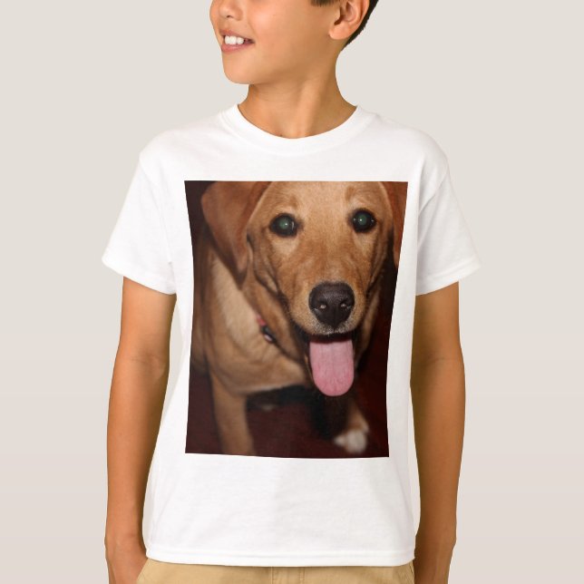 Golden Retriever Hund nr 5 T-shirt (Framsida)