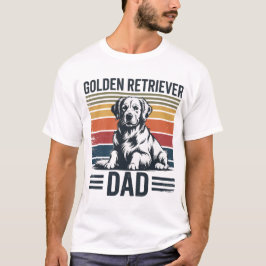 Golden Retriever Hund Pappa T Shirt