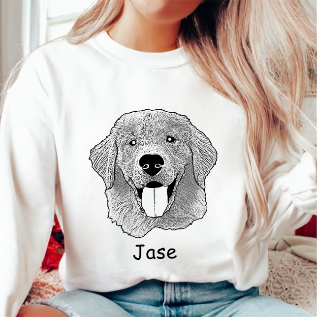 Golden Retriever Hund Personlig Djurälskare T Shirt (Skapare uppladdad)