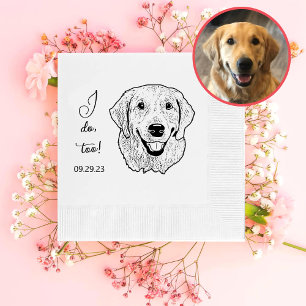 Golden Retriever Hund Personlig Jag Gör Också Pappersservett