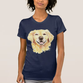 Golden Retriever Hund Pet Animal Art T Shirt