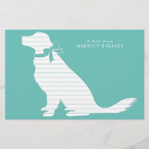 Golden Retriever Hund Puppy Brevpapper