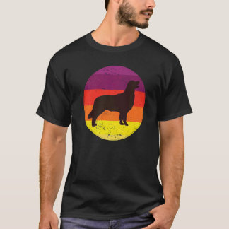Golden Retriever Hund Retro 9 T Shirt