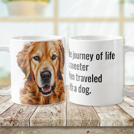 Golden Retriever Hund Sayed Kaffemugg