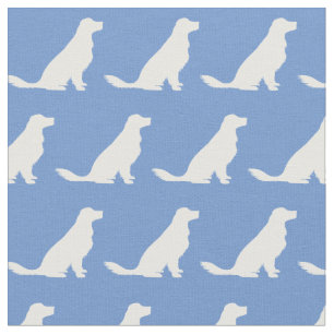 Golden Retriever Hund Silhouette Pet Light Blue Tyg