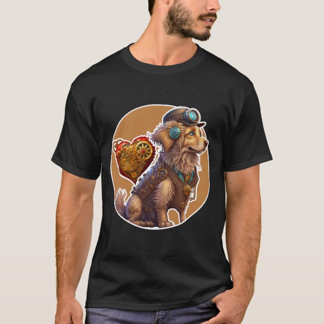 Golden Retriever Hund T-Shirt (Framsida)
