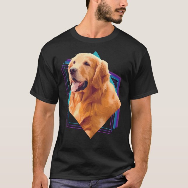 Golden Retriever Hund Tee (Framsida)