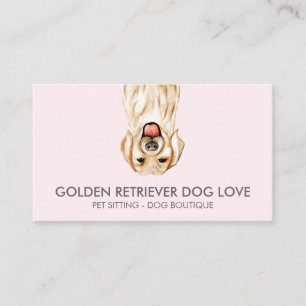 Golden Retriever Hund Visitkort