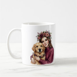 Golden Retriever Hundmamma Mugg