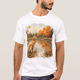 Golden Retriever Husdjursälskare Design T Shirt